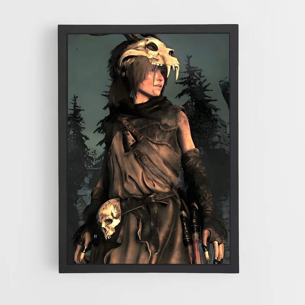 Poster Valkyrie de l'Antre – affiche Tomb raider (vue 2)